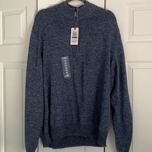 Izod Blue Turtleneck Sweater for Men